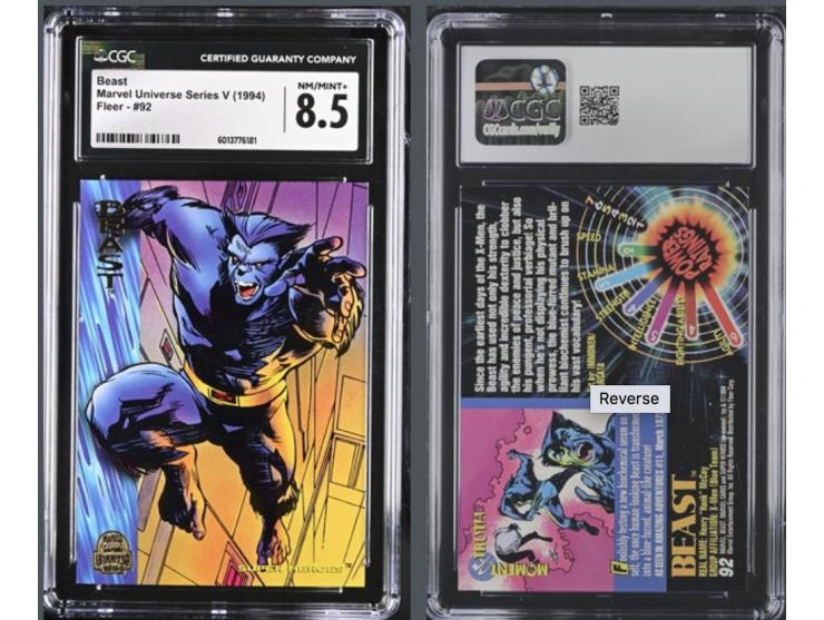 This curated set of four cards is a magnificent visual feast, paying homage to the gritty hero aesthetics of the 1994 Marvel 